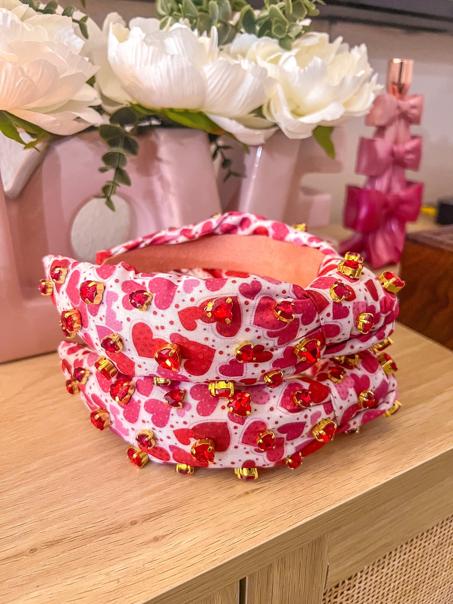 Blinged Lux V-Day Headband 💕