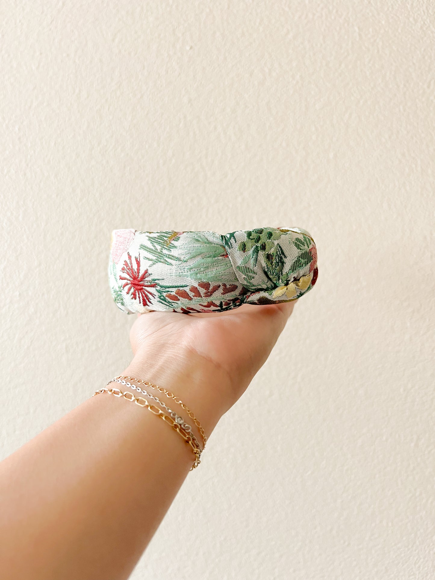 Summer Garden Jacquard Headband