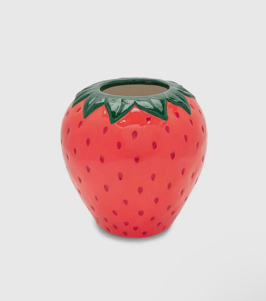 Strawberry Fields Ceramic Vase