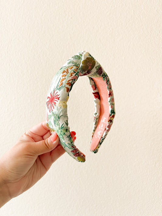 Summer Garden Jacquard Headband