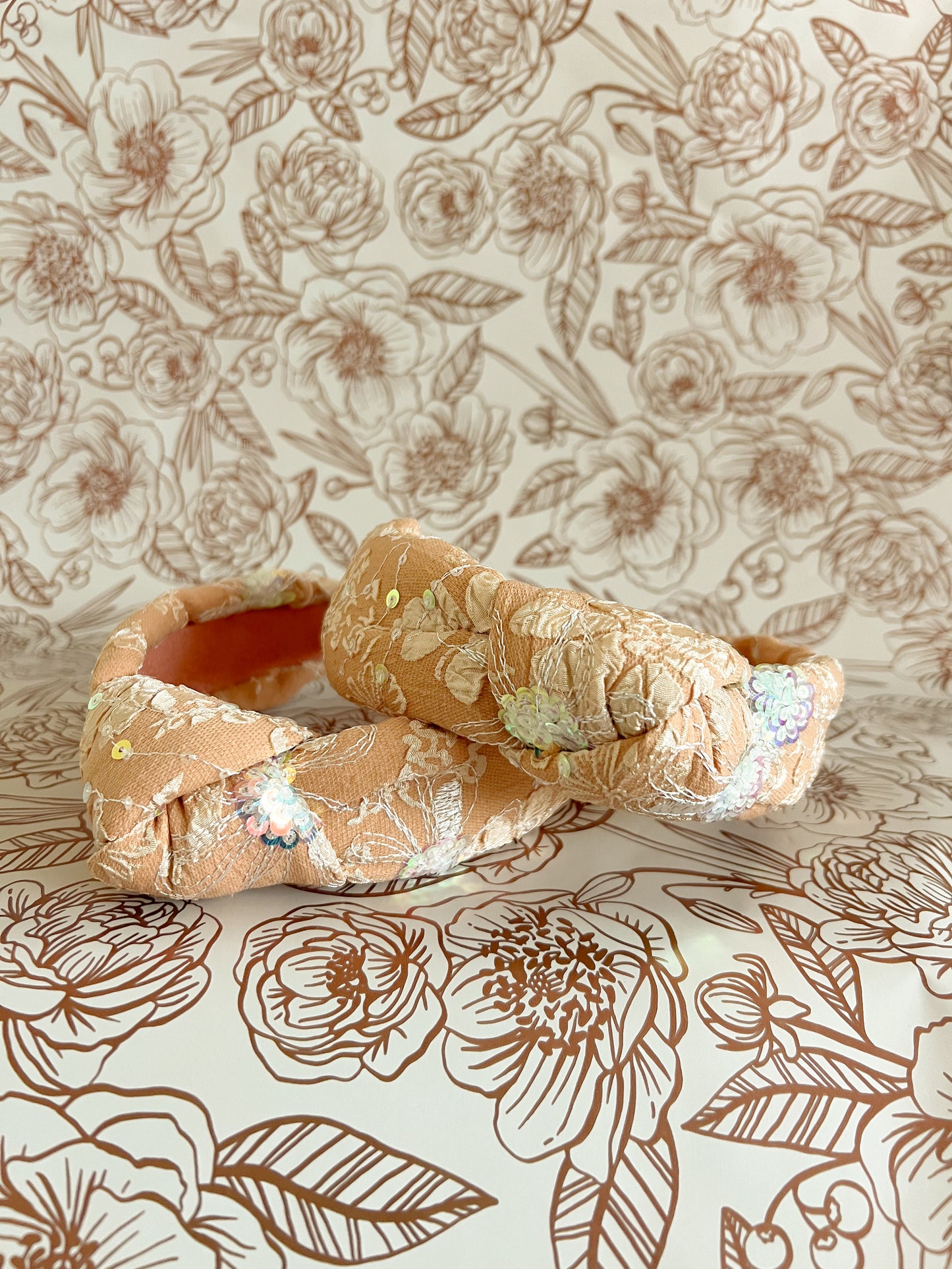 Orange Sequenced Headband