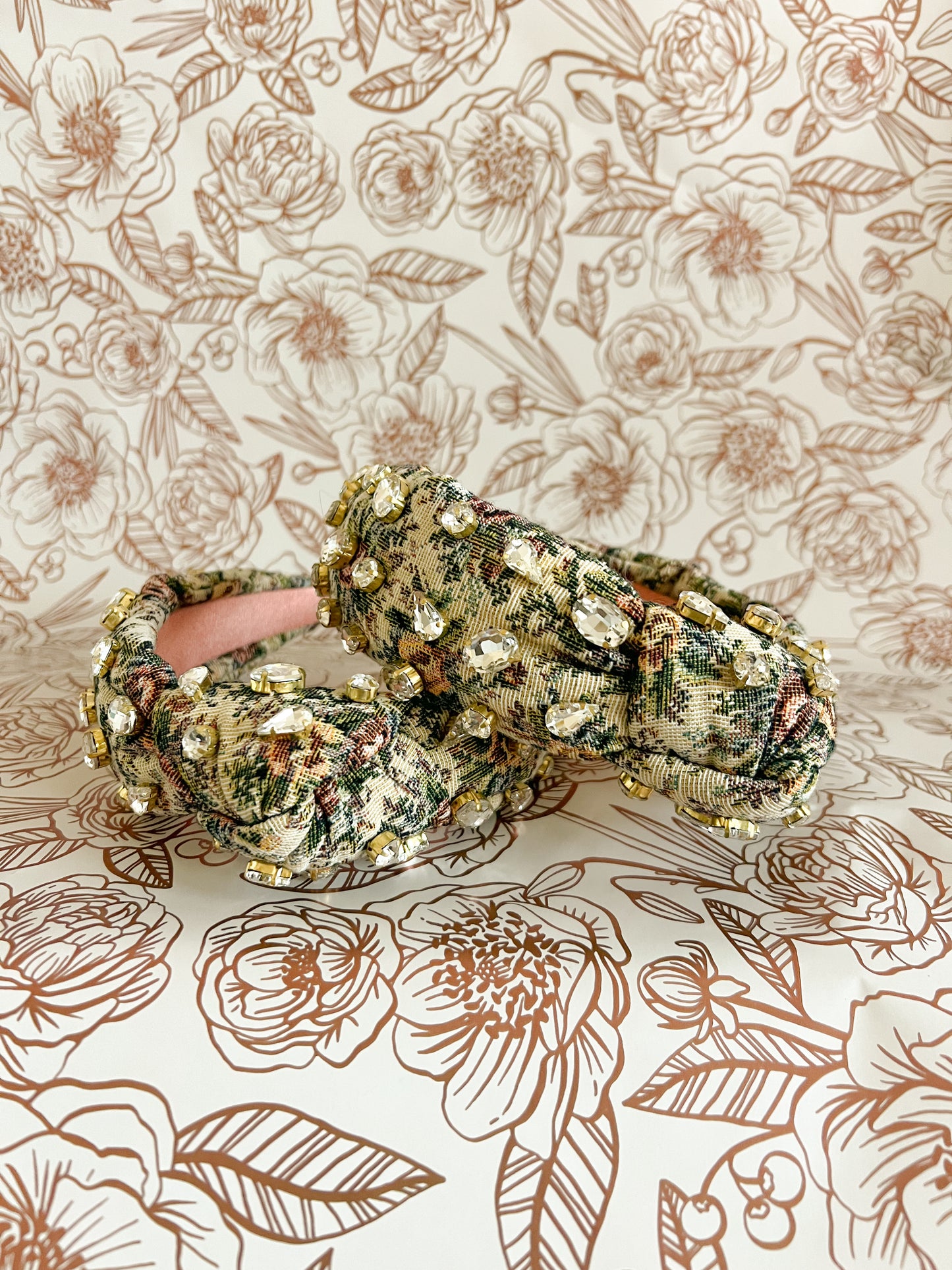 Grandmas Couch Vintage Fabric Headband