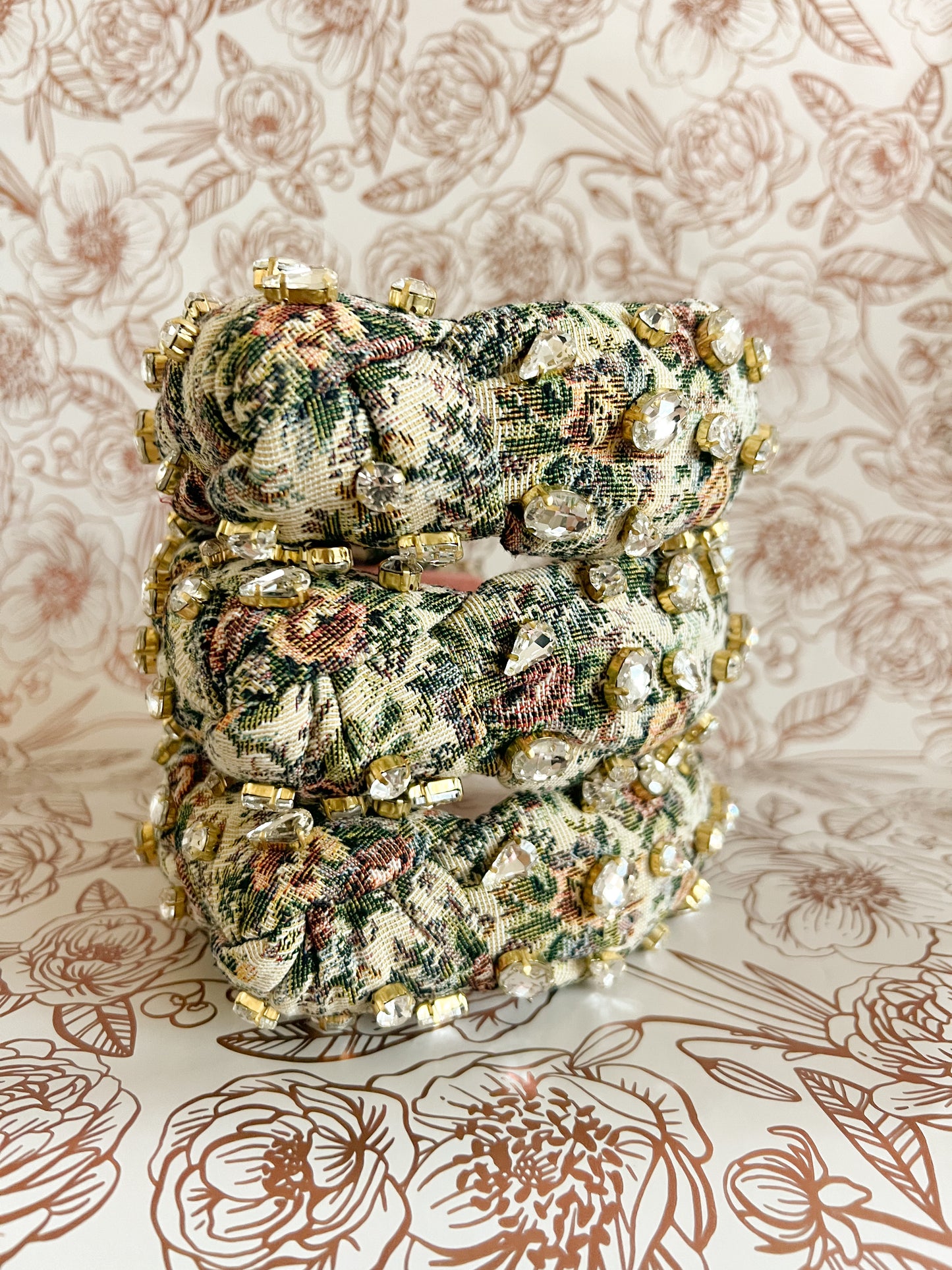 Grandmas Couch Vintage Fabric Headband