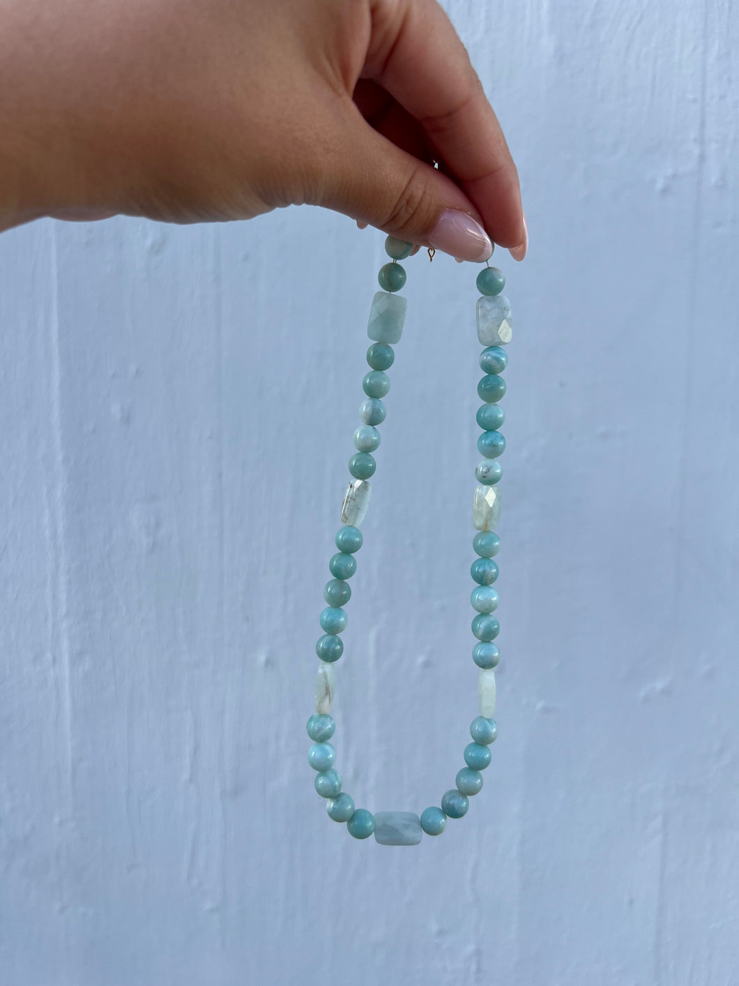 Aqua Beaded