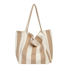 Load image into Gallery viewer, Striped Tote Bag (2 Colors)
