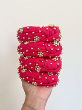 Load image into Gallery viewer, Hot Pink Floral Headband
