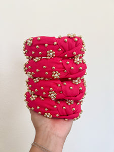 Hot Pink Floral Headband